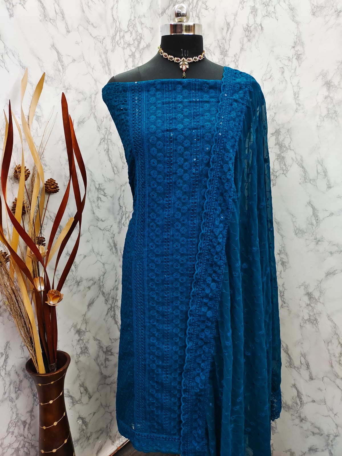 Nidhi Suits 501 Fancy Ethnic Wear Georgette Designer Dress Material Collection